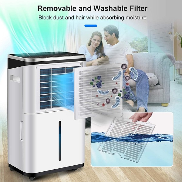 Pasapair 20L/24H electronic dehumidifier ，6L water tank 