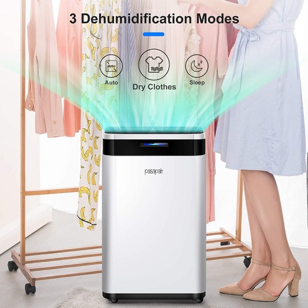 Pasapair 20L/24H electronic dehumidifier ，6L water tank 