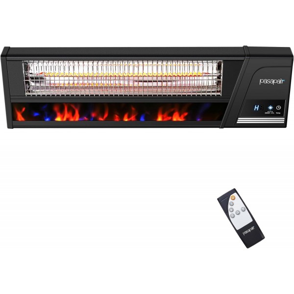 Pasapair Infrared Patio Heater, Electric Wall Moun...